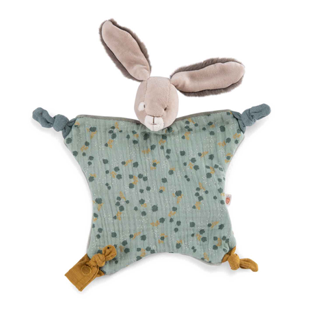 Doudou lapin sauge - Trois petits lapins
