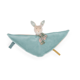 Doudou attache-tétine lapin bleu - La petite école de danse