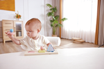Puzzle trieur de formes Montessori en riz
