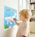 Rouleau autocollant à dessin et ses feutres - Différents thèmes