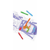 Rouleau autocollant à dessin et ses feutres - Différents thèmes