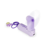Ventilateur portable et rechargeable, lumière intégrée Teddy - Legami