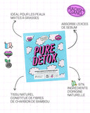 30 PURE DETOX : Masque tissu au charbon purifiant