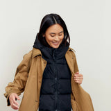 La capuche Fudoon réversible Noir - Noir polaire