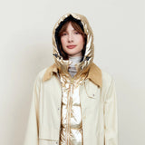 La capuche Fudoon réversible Doré - Noir