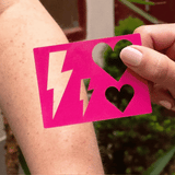 Pochoir cœur - Sisi la pailette