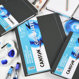 Carnet aquarelle Canson A5 - 56p - 250g
