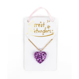 Collier Boutique Glitter Heart