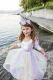 Déguisement de licorne complet - robe, aile et headband 5-6 ans