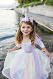 Déguisement de licorne complet - robe, aile et headband 5-6 ans
