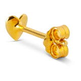 Boucle à l'unité Heart Wings - Gold plated