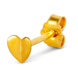 Boucle à l'unité Heart Wings - Gold plated
