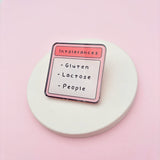 Broche intolérances - Studio Annette