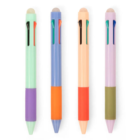 Stylo 4 couleurs effaçable