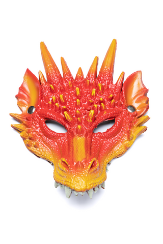 Masque de dragon rouge