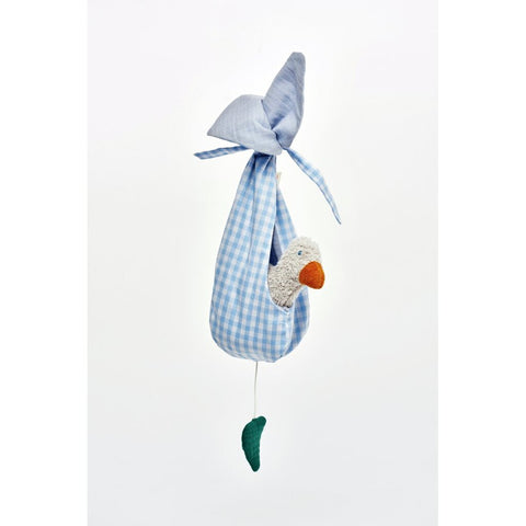 Mobile musical Nest - à carreaux - Made in 🇩🇪