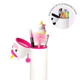 Trousse en silicone souple 2 en 1 - Unicorn "Believe in Magic"