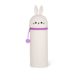 Trousse en silicone souple 2 en 1 - Bunny « Don't Worry Be Hoppy »
