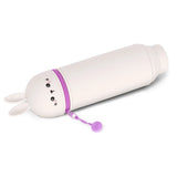 Trousse en silicone souple 2 en 1 - Bunny « Don't Worry Be Hoppy »