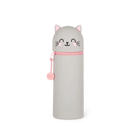 Trousse en Silicone Souple 2-en-1 - Kawaii Kitty