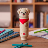 Trousse en Silicone Souple 2-en-1 - Kawaii Golden