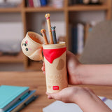 Trousse en Silicone Souple 2-en-1 - Kawaii Golden