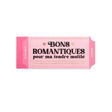 Carnet de 24 bons Romantiques - Gift Vouchers