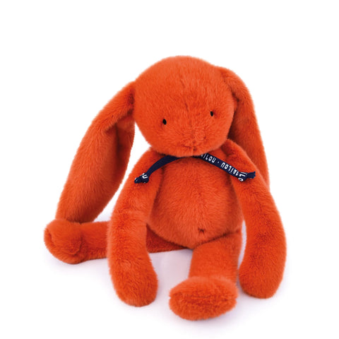 Lapin Méloé Orange Potiron – Doudou fabriqué en Bretagne
