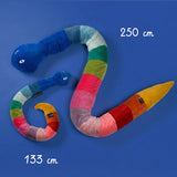 Virgule, le gentil serpent – Peluche fabriquée en France 2 tailles