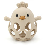 Balle de dentition en silicone poussin