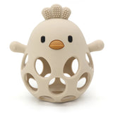 Balle de dentition en silicone poussin