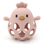 Balle de dentition en silicone poussin