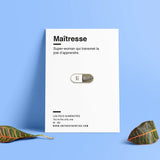 Pin's pilule Be Happy - Maitresse