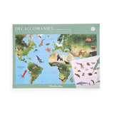 Mappemonde avec Décalcomanies - Tout autour du Monde