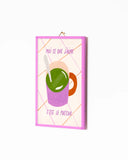 Illustration encadrée prête à accrocher - Matcha