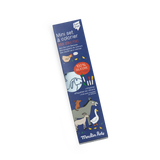 Mini set à colorier + 4 feutres (3 modèles)