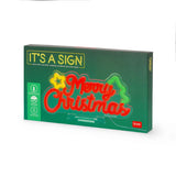 Enseigne lumineuse led - It's a sign - Merry Christmas