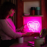 Lampe LED à Effet Néon - All you need is love - It’s a Sign