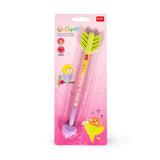 Crayon avec deux gommes parfumées - Go Cupid