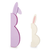 Set de 2 petits lapins pliables en papier - Hoppy Easter