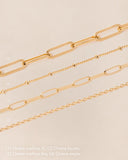 Le collier chaîne boules - 50 cm émoi émoi