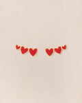 Les boucles d'oreilles Clarisse - émail rouge et or fin 24 carats
