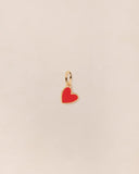 La médaille dorée Manon petit coeur rouge - émoi émoi