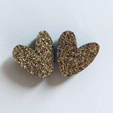 Pin’s feutrine pailletée – Cœurs à partager