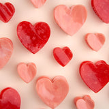 Mini pince à cheveux Coeur rose