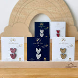 Pin’s feutrine pailletée – Cœurs à partager