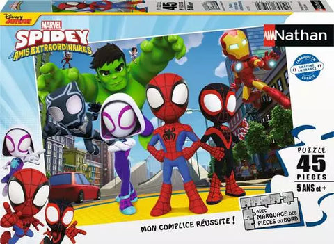 Puzzle 45 pièces 5 ans - Spidey et ses amis extraordinaires