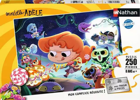 Puzzle 250p  8 ans - Halloween avec Mortelle Adèle