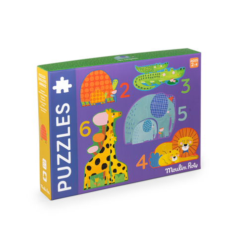 Puzzles évolutifs animaux - Les Toupitis