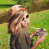 Lunettes de soleil ROZZ - Rayures bronze (2 tailles)